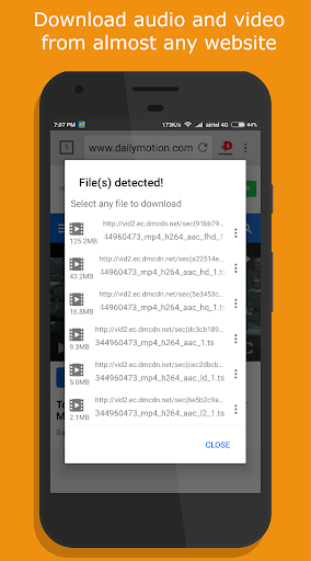 1DM Lite: Browser & Downloader Скриншот 1