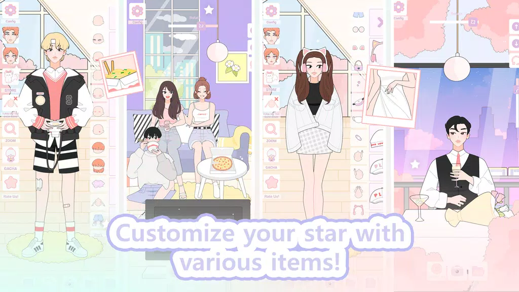 Shining Star Idol Dress Up Ảnh chụp màn hình 3