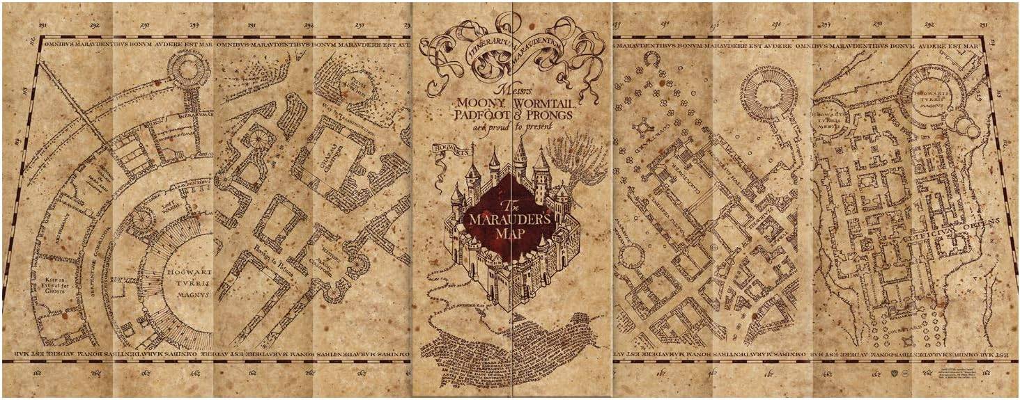 Assembled Marauder's Map Puzzle