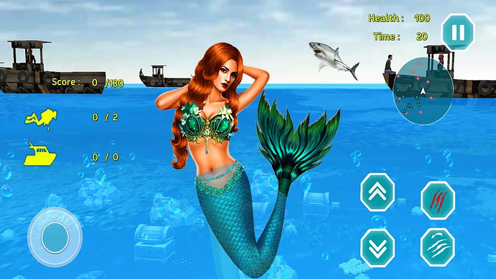 Mermaid Princess simulator 3D Ekran Görüntüsü 0