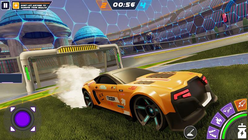 Rocket Car: Car Ball Games Capture d'écran 3