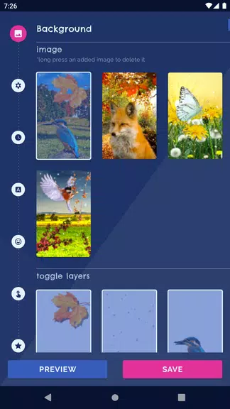 Parallax Nature Live Wallpaper 螢幕截圖 0