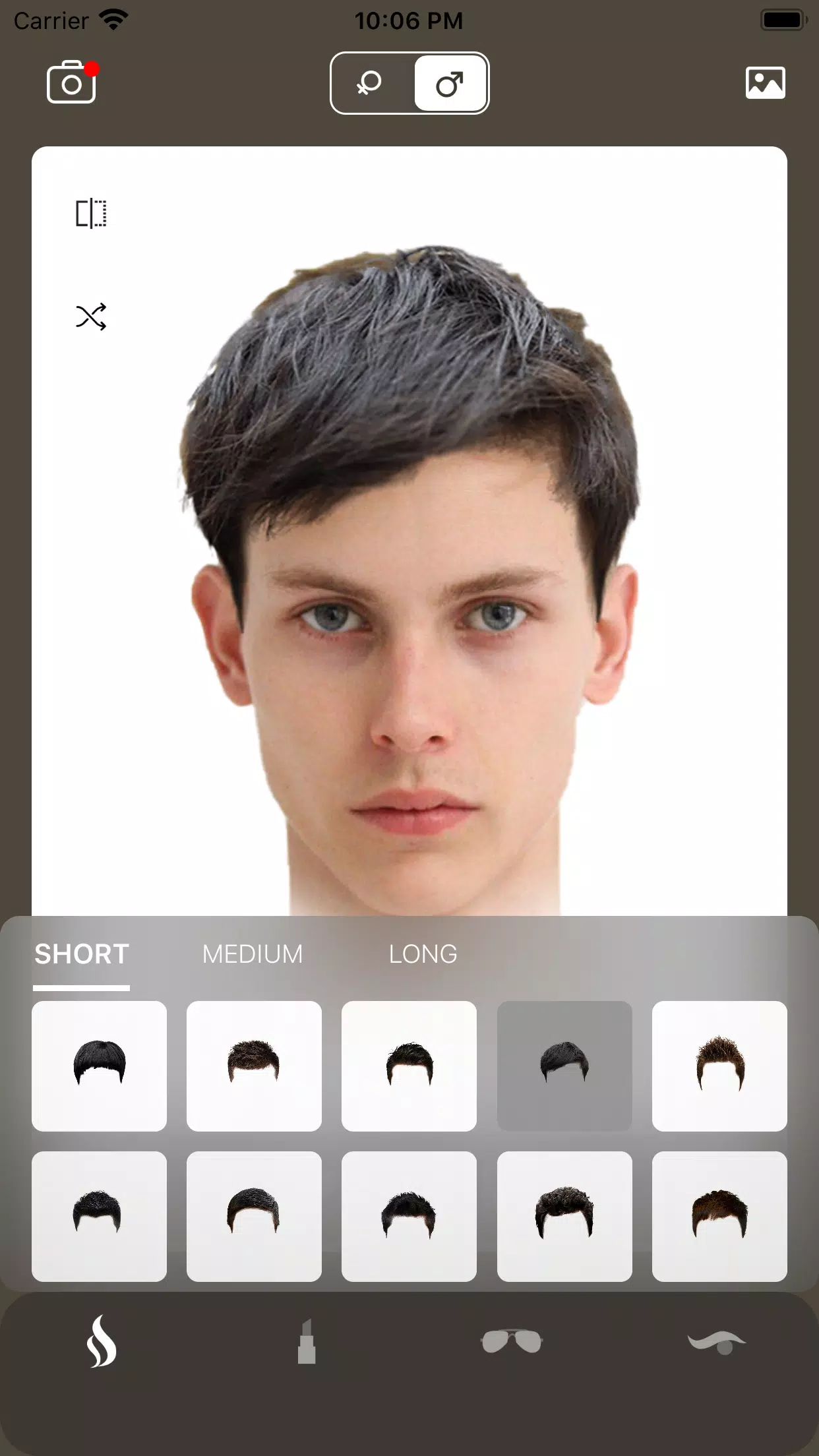 AI Hairstyle Try On・Bangs・Wigs 螢幕截圖 2