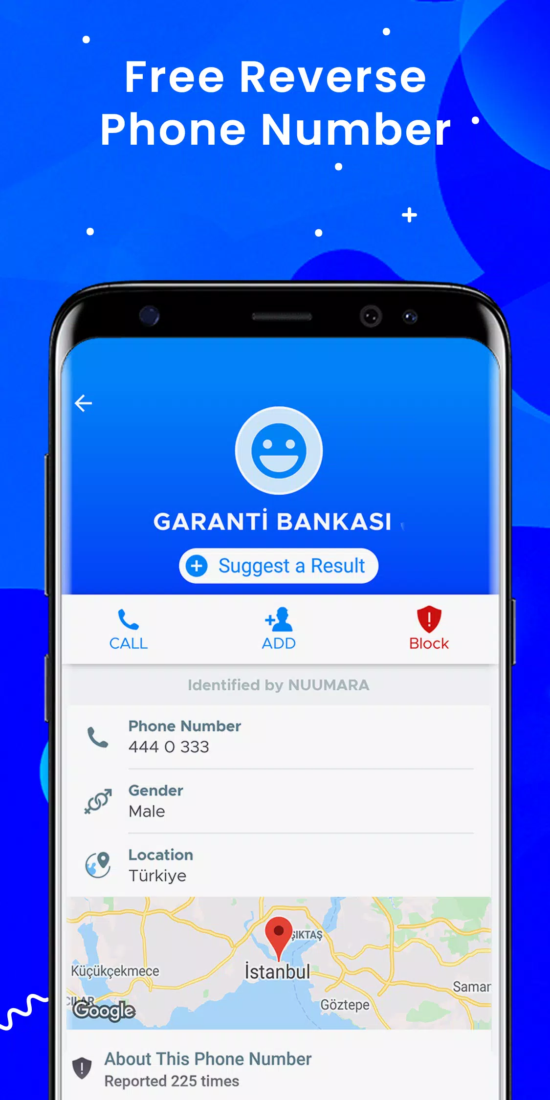 Türk Caller - Numara Sorgulama Captura de pantalla 3