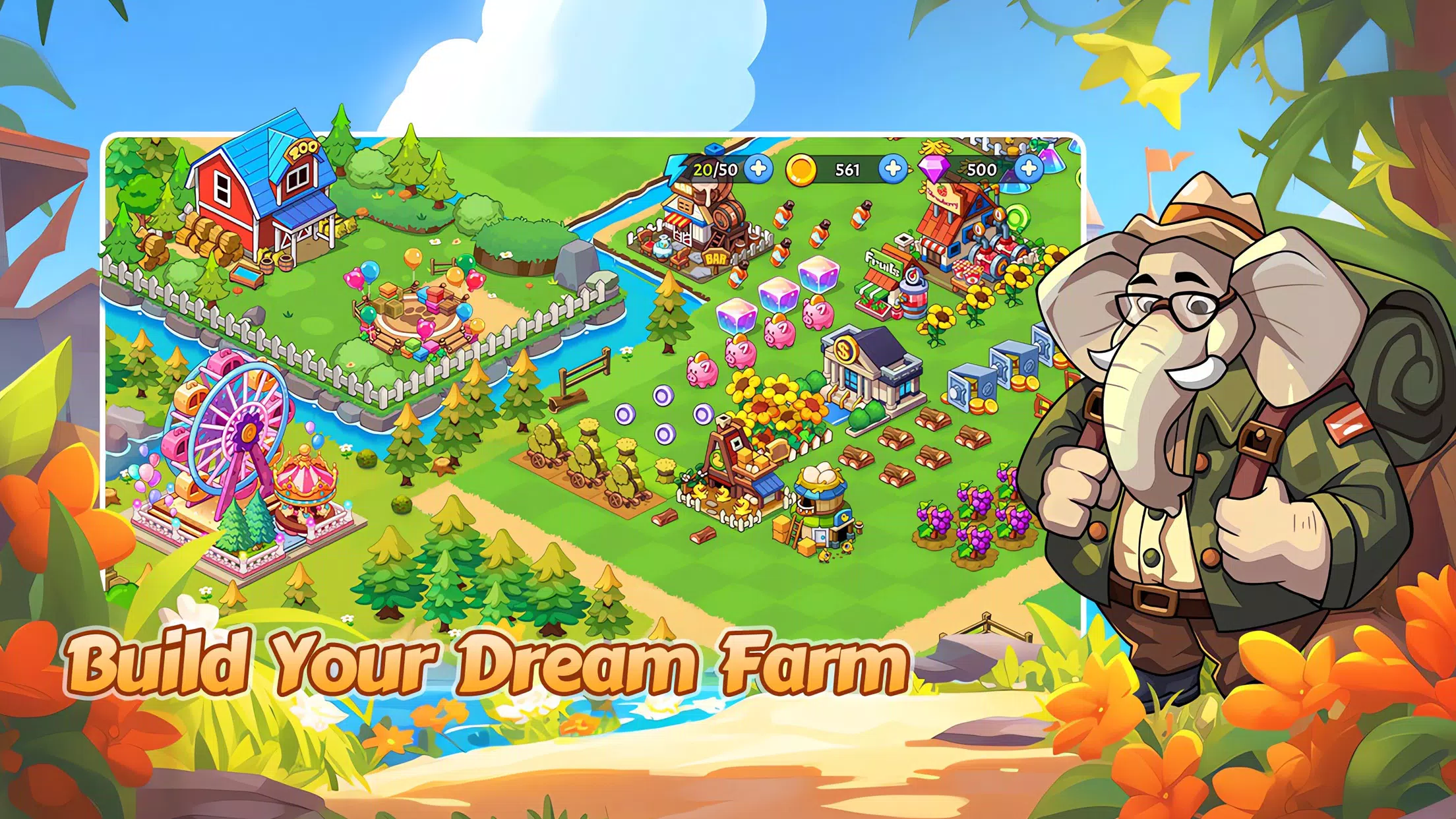 Farm Merge Captura de tela 2