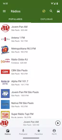 Rádio FM Brasil - FM Ao Vivo स्क्रीनशॉट 0