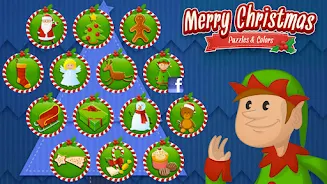 Coloring book Christmas Games Screenshot 2