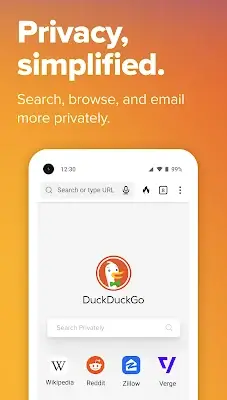 DuckDuckGo Private Browser应用截图第0张