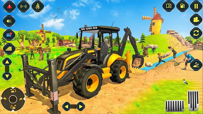 Village Excavator JCB Games Ảnh chụp màn hình 3