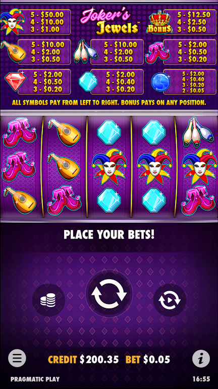 Joker’s Jewels Slot Casino Win Tangkapan skrin 1