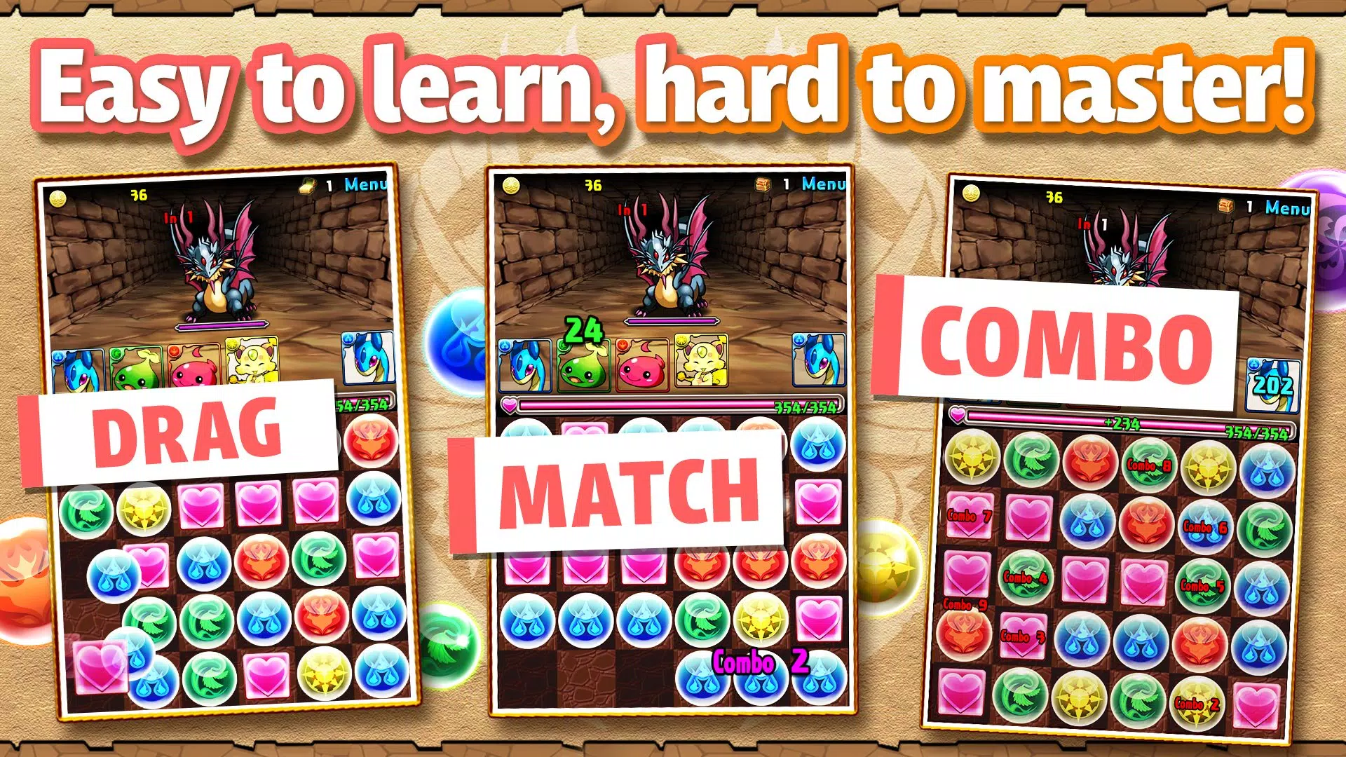 Puzzle & Dragons Screenshot 1