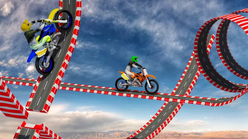 Stunt Bike Race Moto Drive 3D Captura de tela 3