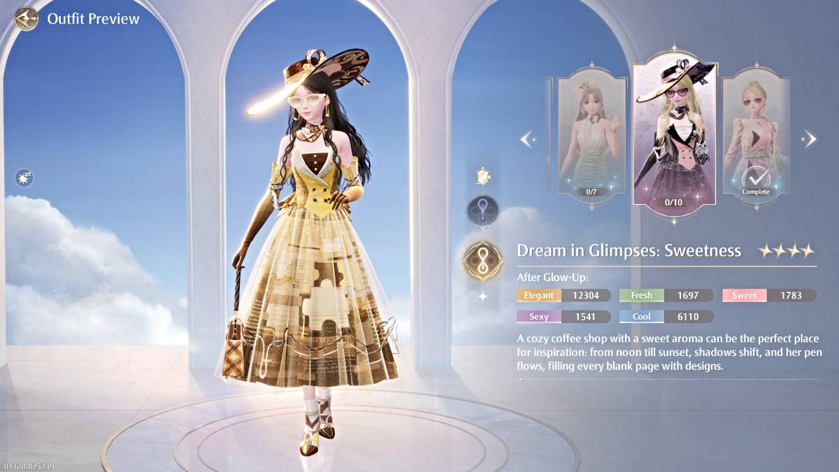 Traum in Einblicke: Süße Outfit in Infinity Nikki