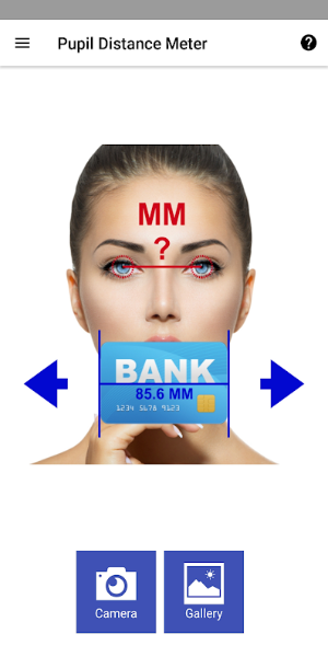 Schermata Pupil Distance Meter 0