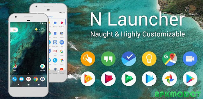 N+ Launcher Pro – Nougat 7.0 스크린샷 0