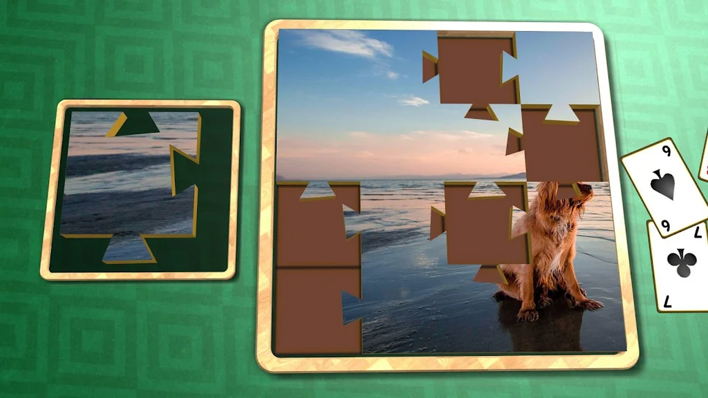 Jigsaw Solitaire - Dogs 螢幕截圖 1