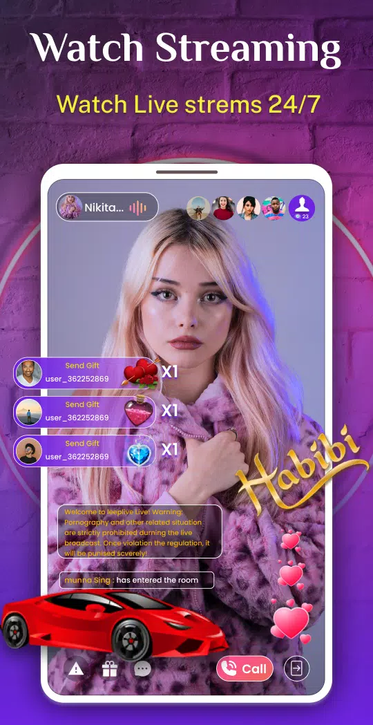TitoLive - Live Video Chat App 스크린샷 3