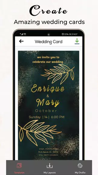 Invitation Card Maker & Ecards Ảnh chụp màn hình 2