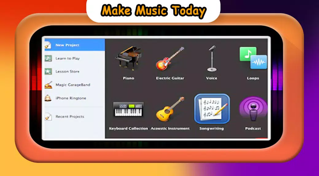 GarageBand Music in studio Clue Screenshot 2