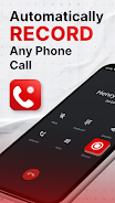 Auto Call recorder App Screenshot 0