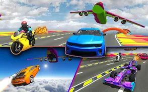 Rocket Car Racing Stunts Screenshot 0