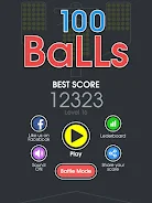 100 Balls - Tap to Drop the Co ဖန်သားပြင်ဓာတ်ပုံ 0