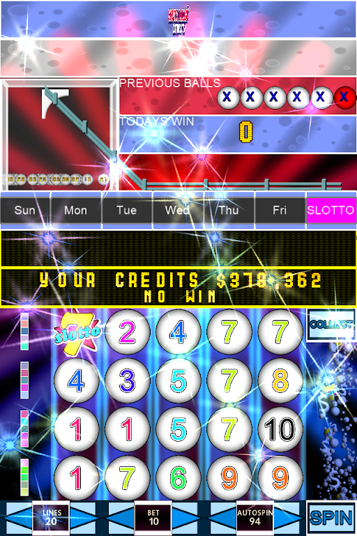 Slotto Balls™ Lottery Fruit Machine Schermafbeelding 0