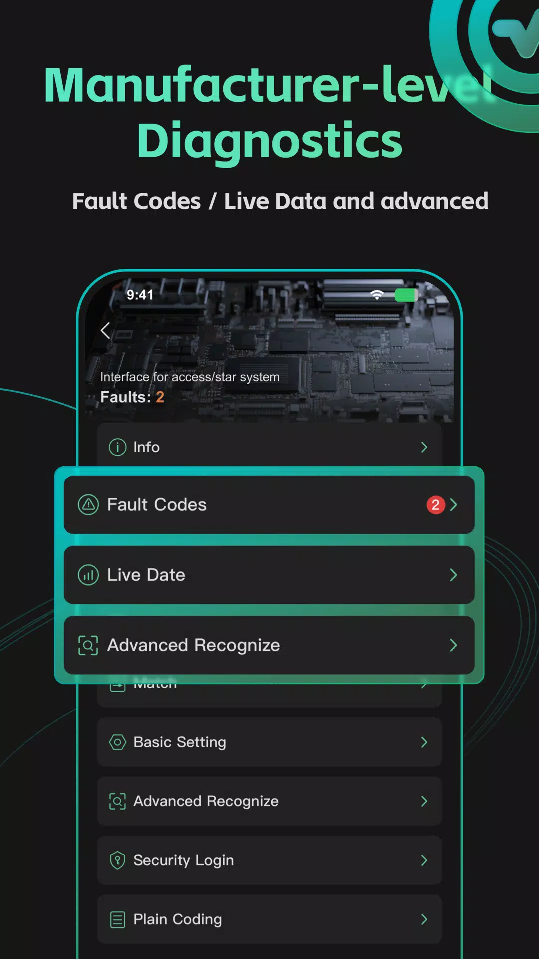 MotorSureVAGCar Diagnostics Captura de tela 1