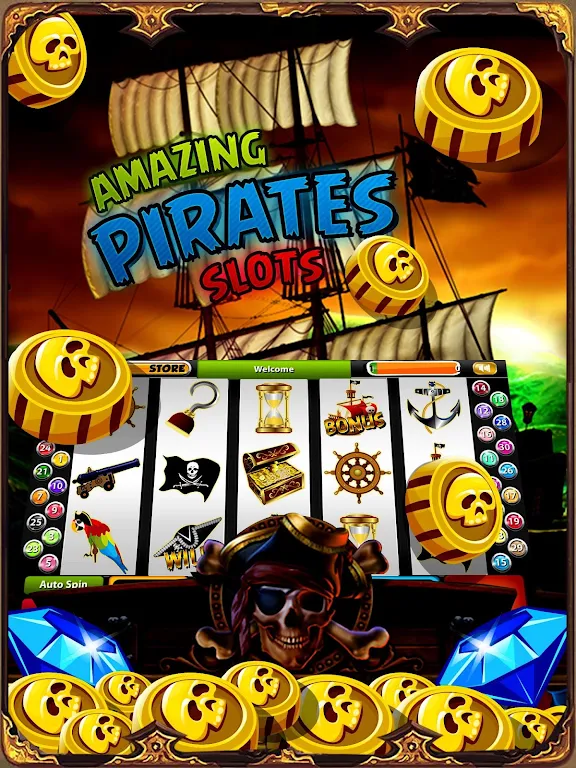 Pirate Treasure Mega Slots Screenshot 0