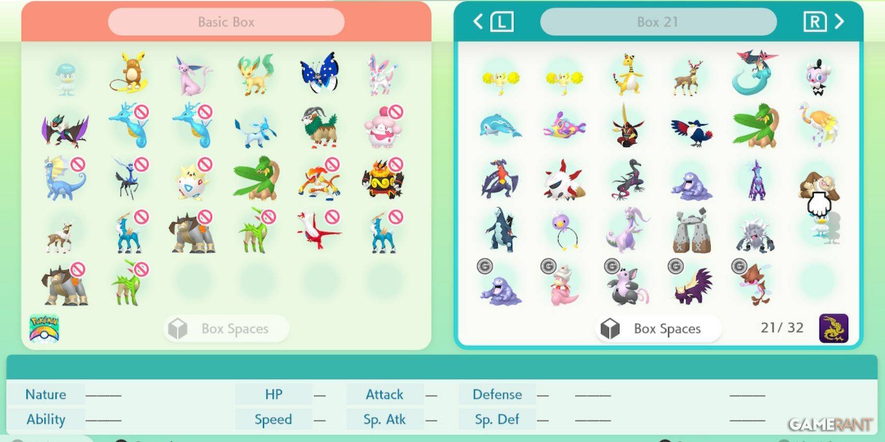Transferring Pokemon via Pokemon Home