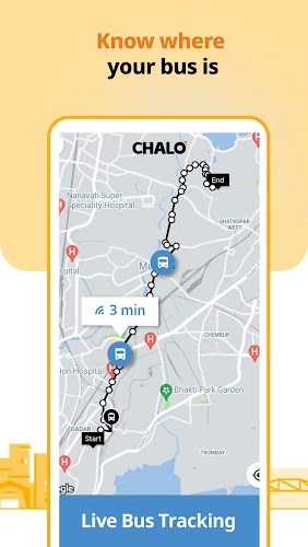 Chalo - Live Bus Tracking App Schermafbeelding 1