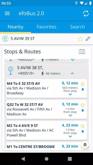 efoBus 2.0 - Transit on time ภาพหน้าจอ 0