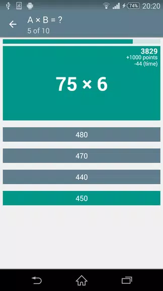 Math Game - Classic Brain Game Schermafbeelding 2