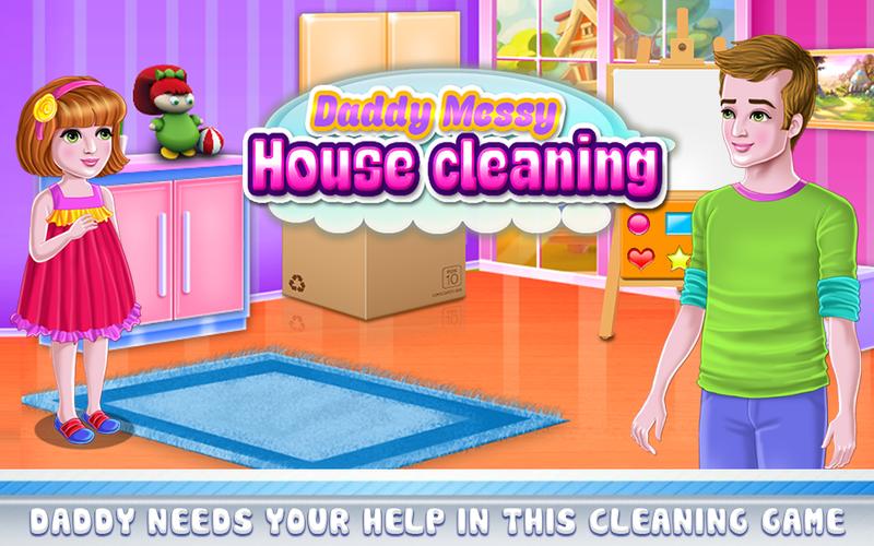 Schermata Daddy Messy House Cleaning 2