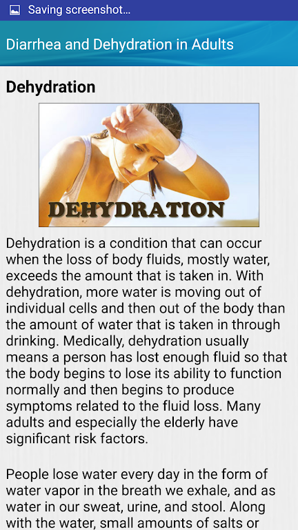Diarrhea and Dehydration Help 螢幕截圖 1