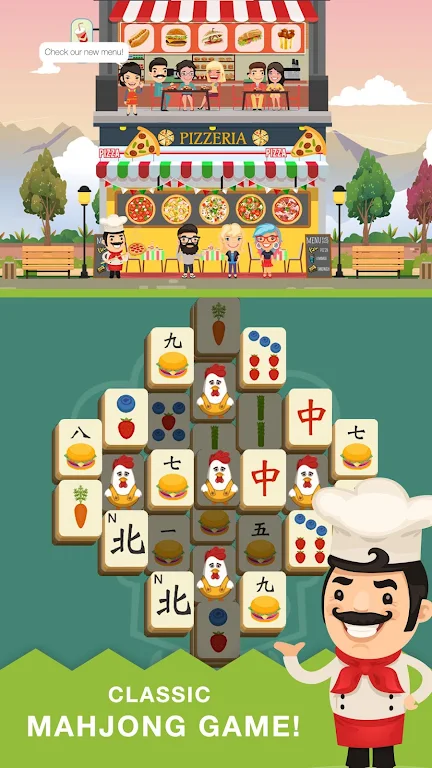 Mahjong Cooking Tower - Match & Build Your Tower 螢幕截圖 0