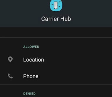 Carrier Hub Tangkapan skrin 2