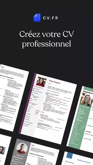 CV.fr : Créer un CV pro Ảnh chụp màn hình 0