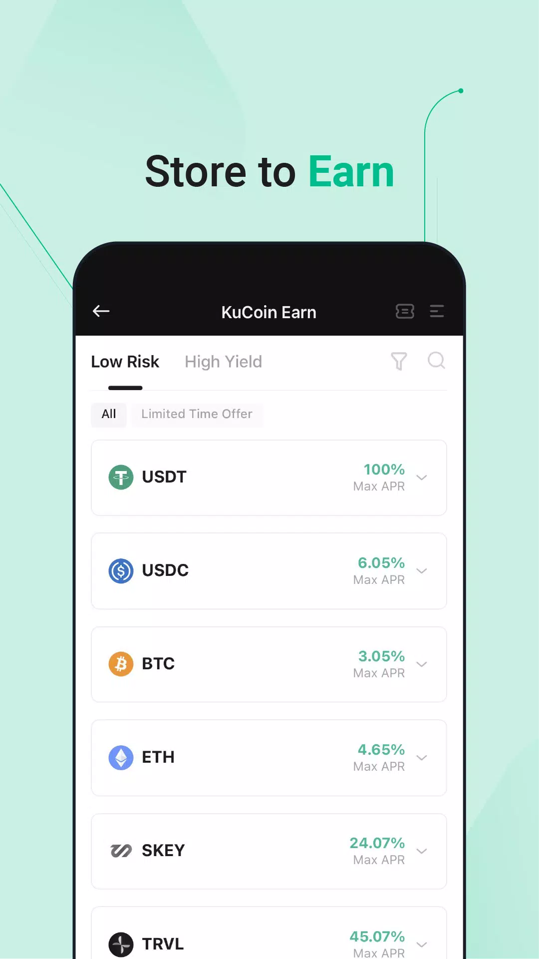 KuCoin-Compre Bitcoin e Cripto Screenshot 3