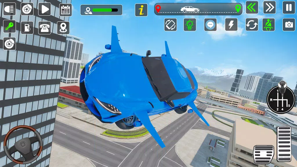 Schermata Flying Car Games Car Flight 3D 3