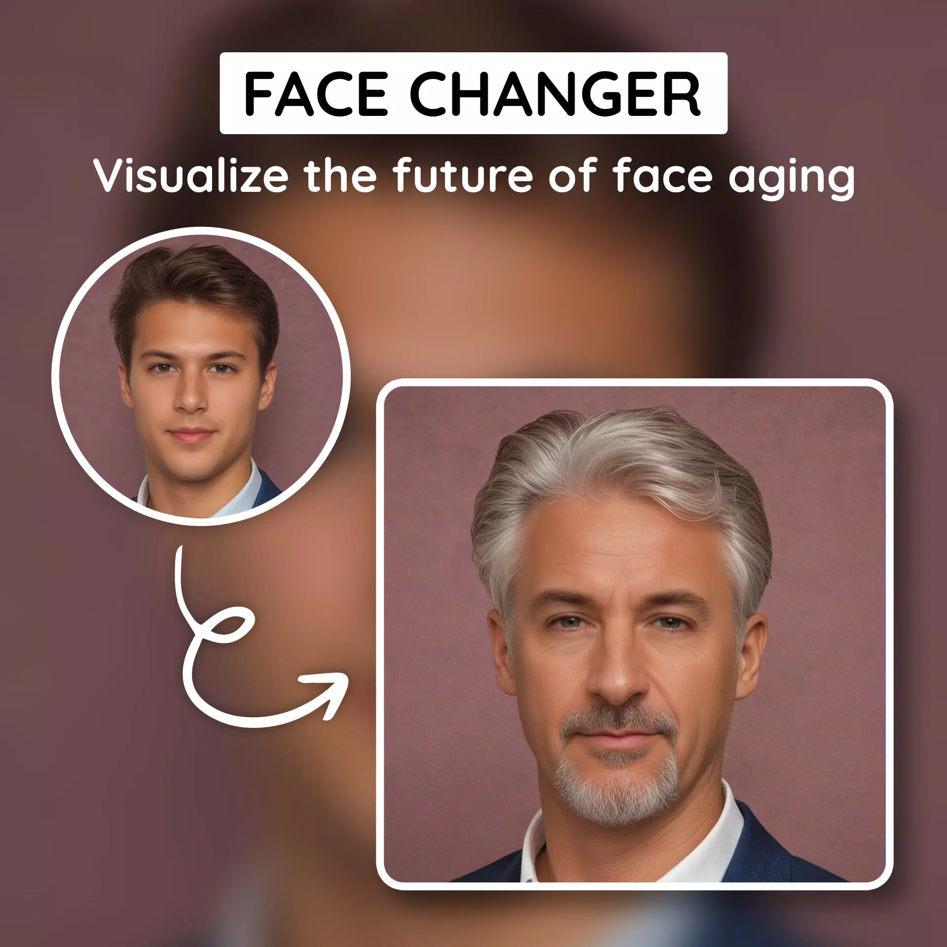 Future Self Face Aging Changer 螢幕截圖 0