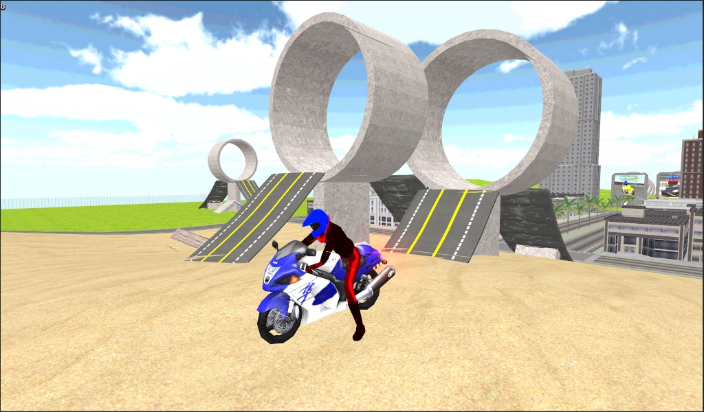 Motorbike Stunt Race 3D应用截图第2张