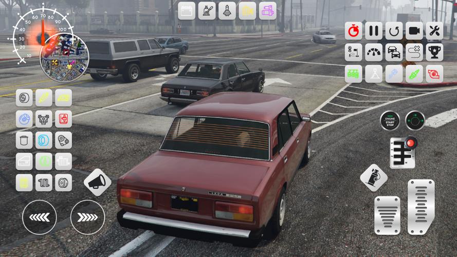 Lada 2107 Tuning Russian City应用截图第2张