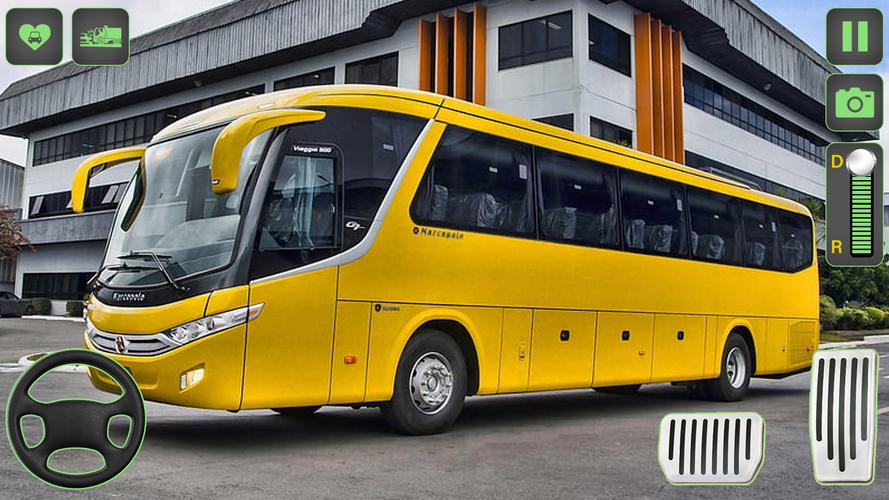 Coach Bus Simulator 3d Offline 螢幕截圖 1