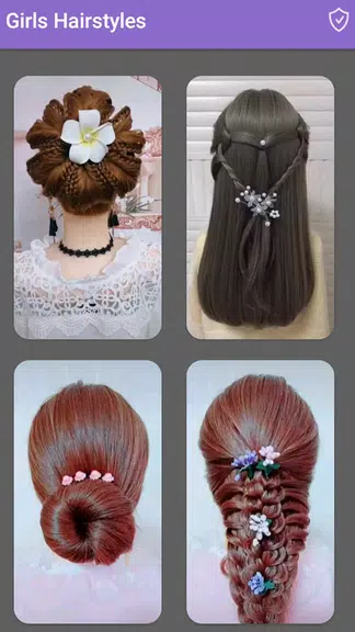 Girls Hairstyles Step By Step 螢幕截圖 2