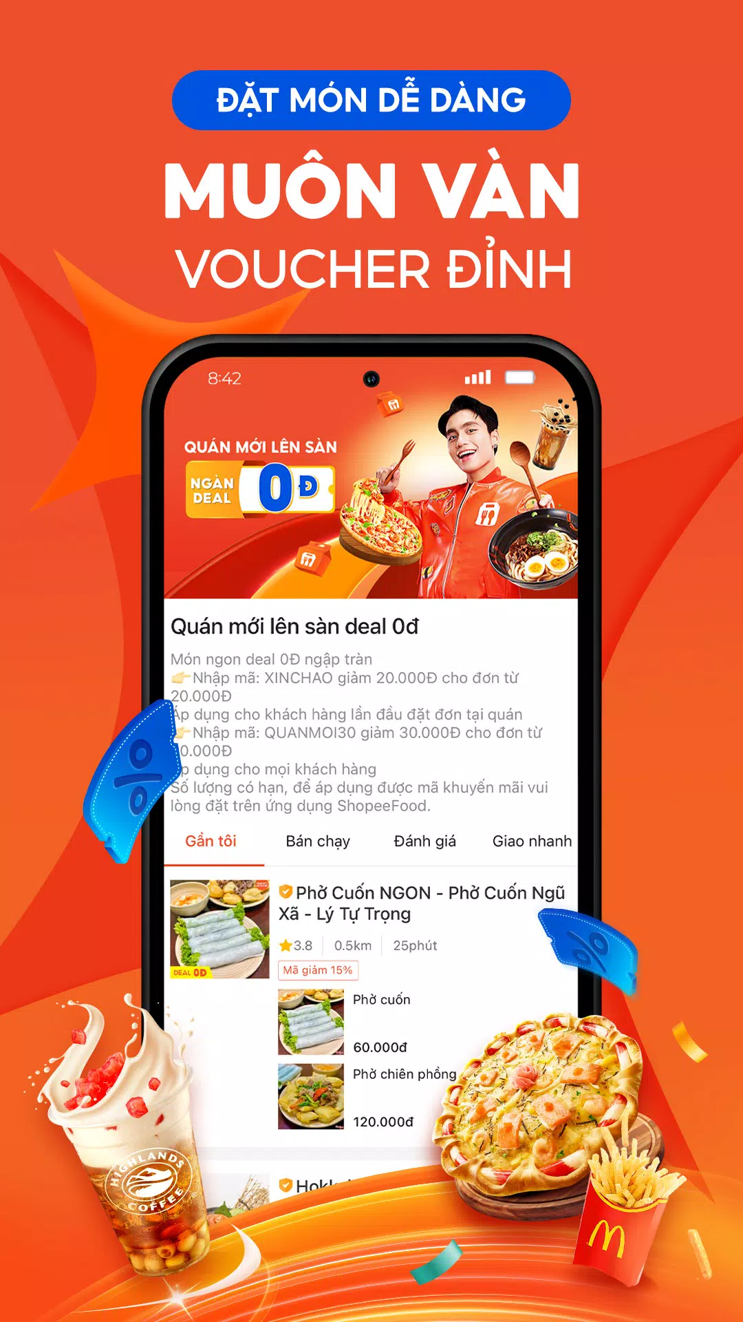 ShopeeFood - Ứng dụng giao món 스크린샷 3