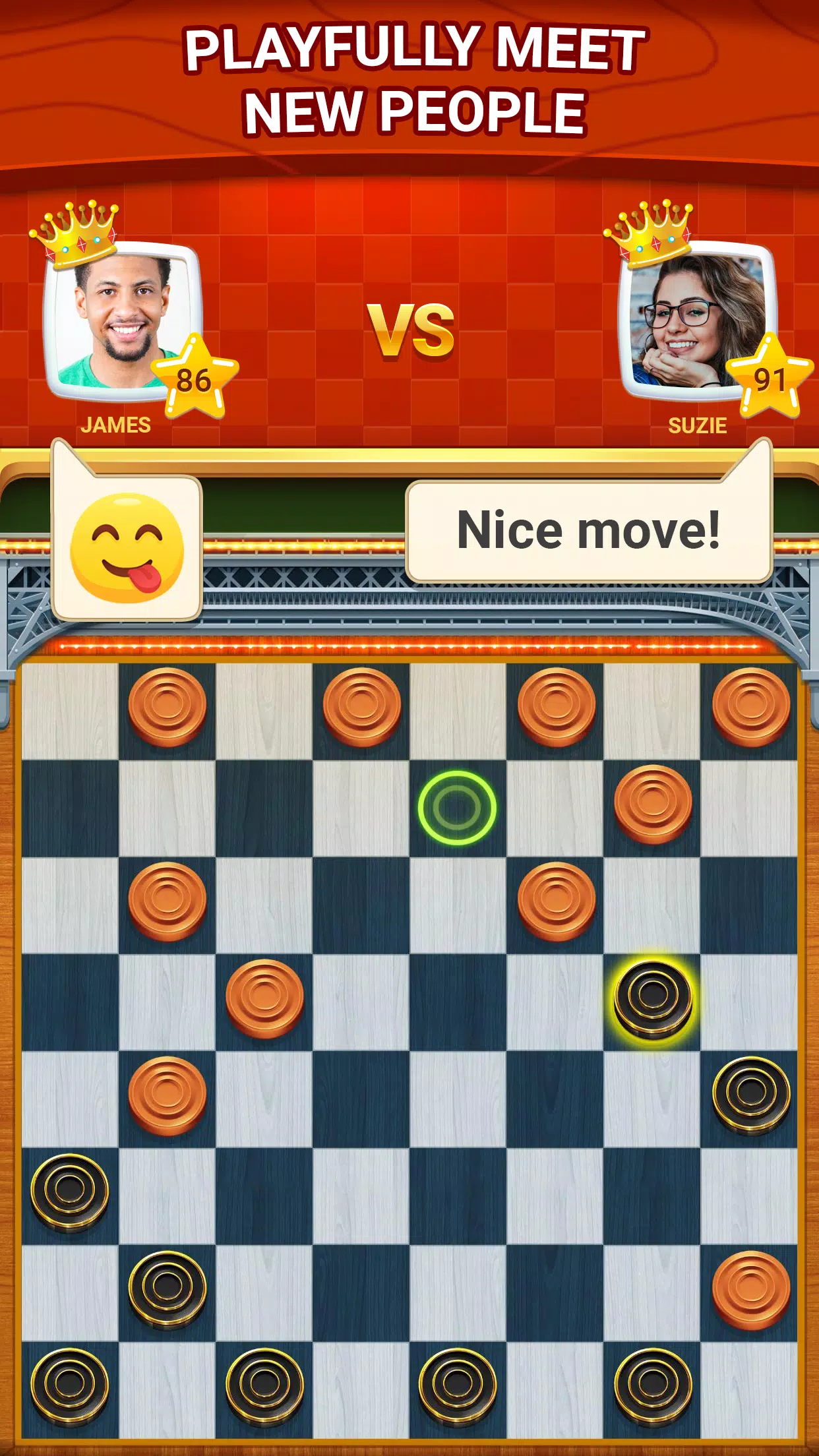 Schermata Checkers - Online & Offline 2