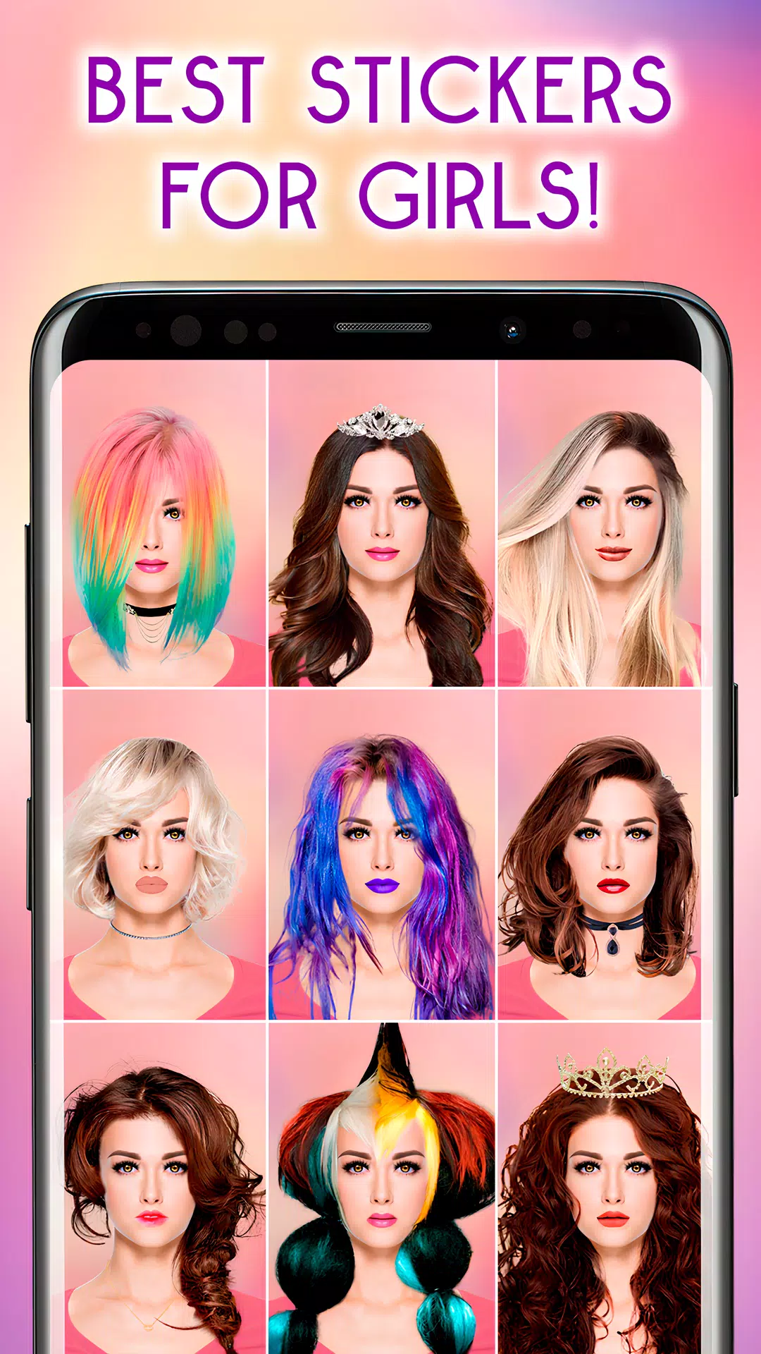 Hairstyles Photo Editor Ảnh chụp màn hình 1