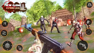 Zombie Games 3D - Gun Games 3D 螢幕截圖 3