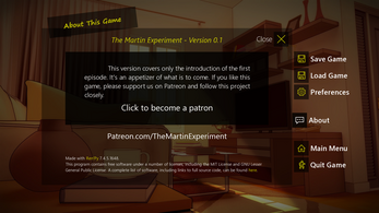 The Martin Experiment - Teaser Version应用截图第0张